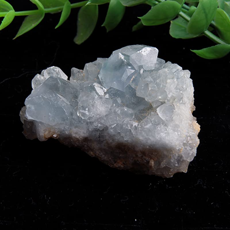 Image of Acxico 1Pcs Celestite Cluster Large 2.5 inch - 3.5 inch Blue Celestite Gemstone Mineral Specimens