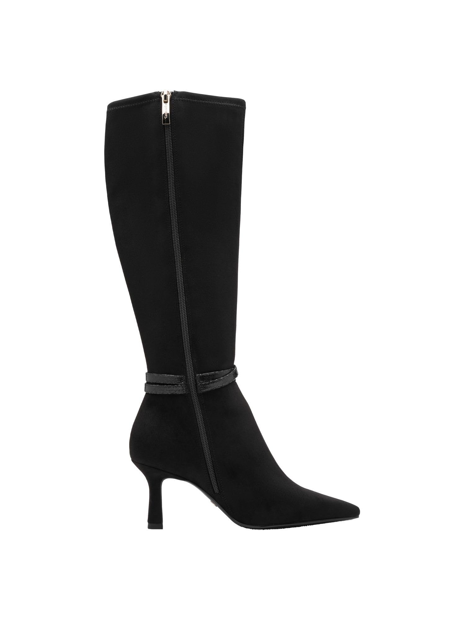 Tamaris Kobiety Tamaris Damen Long Boot Heel 1-25516-45Buty do kolan