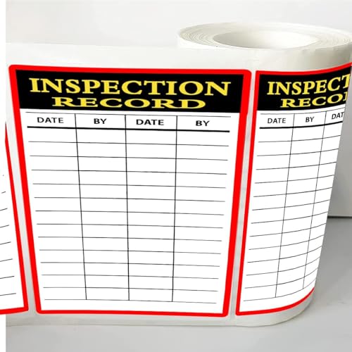 Inspection Record Inventory Shipping Pallet Stickers,3.5x5 inch Special Handling Instructions
