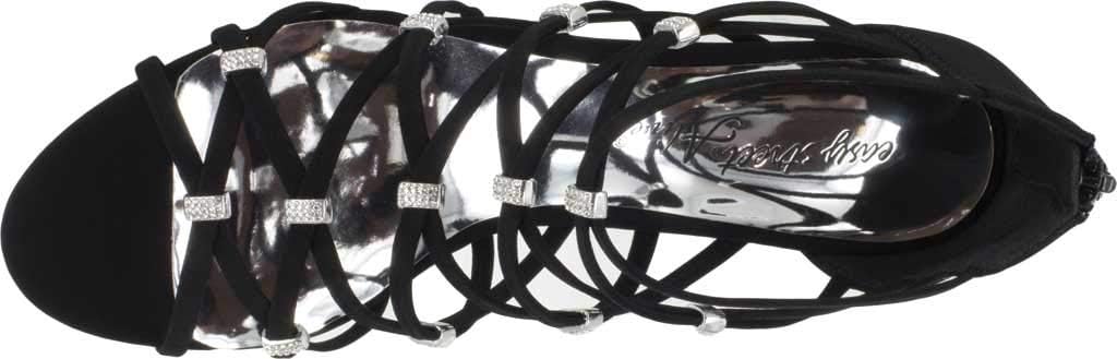 Easy Street Womens Nightingale Rhinestone Pumps - Black - Size 5.5 B