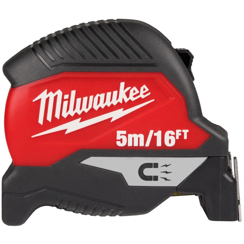 Milwaukee 4932498769 Cinta métrica magnética de alta calidad, 5 m Gen 4
