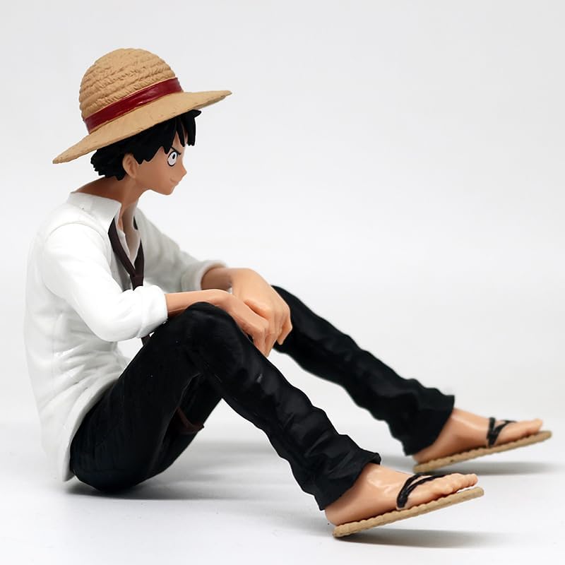 Luffy Anime Hero Figurines Set, Stylized Desk Decor for Office, Home, Car Interiors. – One piece product image