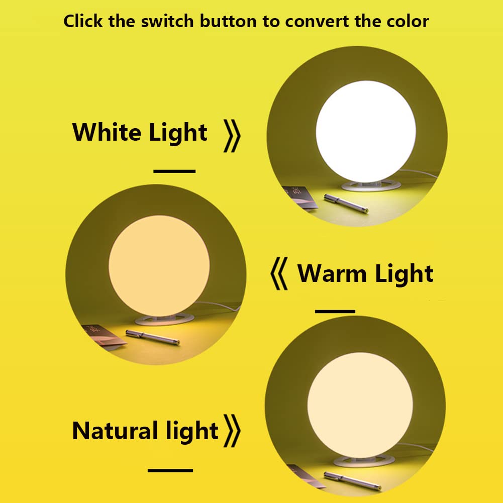 Lampe De Bureau Pliable Avec Clip, 10 Niveaux De Luminosité X 3 Modes De Couleur Lampe De Bureau Reglable Protection Des Yeux 95197466