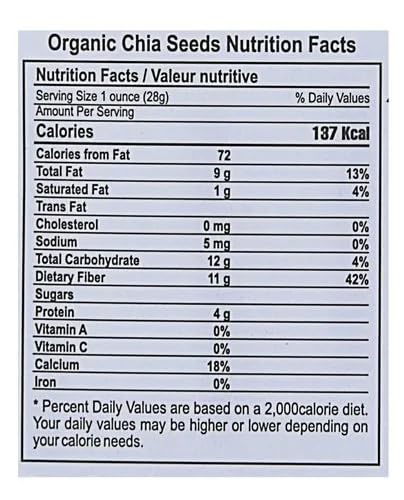 3V PRODUCTS Natural Chia Seeds 400g for Eating | Healthy Snack for Immunity Booster | Rich in Fiber | Diet Snacks for Weight Loss 4