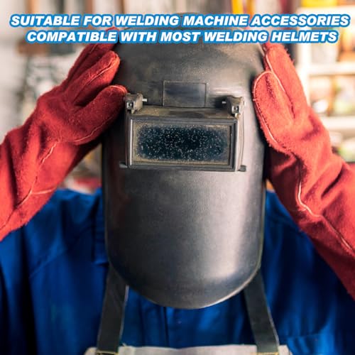 Welder's Magnifying Lens Set - 6 Pcs 2 x 4.25 Inches - Compatible with Most Helmets