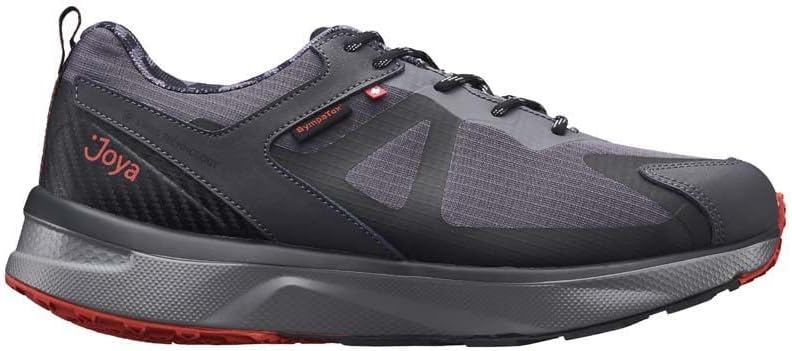 JOYA Veloce STX M Black Men's Outdoor Ripstop Nylon Mesh Lace-Up Shoe, Black