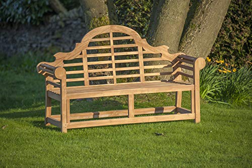 SISSINGHURST LUTYENS TEAK GARDEN BENCH