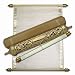 Royal Scroll Invitations, Scroll Wedding Invitations (Gold)