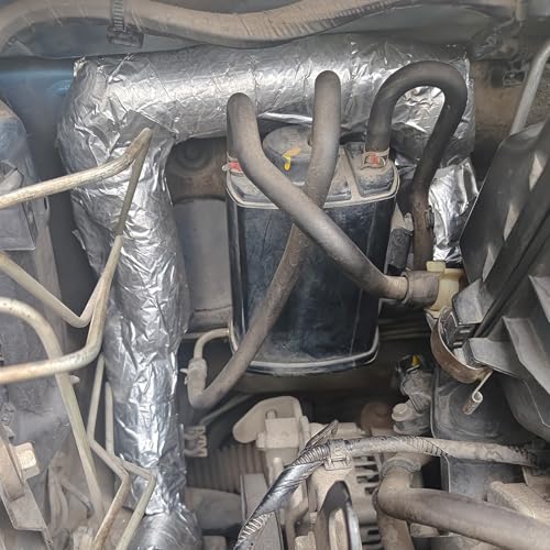 Pellicola isolante autoadesiva in schiuma per tubi, 16-114 mm, in alluminio, per protezione invernale dal gelo, ideale per scaldabagno e tubi esterni