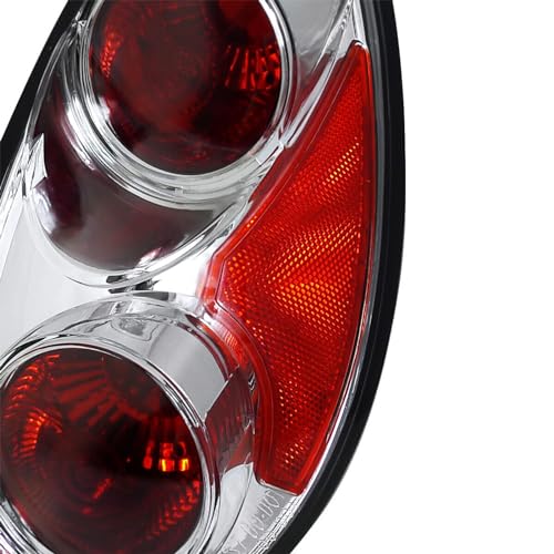 Torchbeam Tail Light Assembly Compatible with PT Cruiser 2001-2005 Chrome Housing Clear Lens, Tail Lights Brake Lamps for Driver and Passenger Side by Torchbeam - Used condition - Image 4
