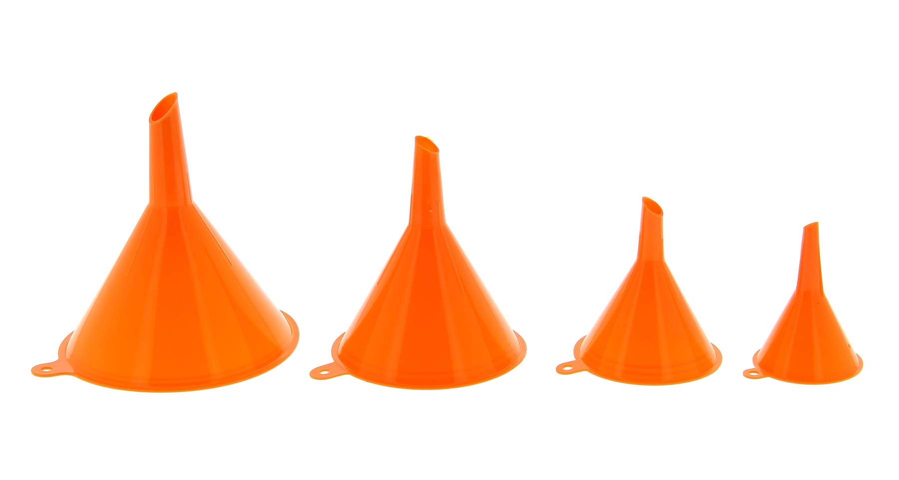 XL Tech 300604 Set of 4 Funnels Ø 50/75/100/120 mm resistant to oils and hydrocarbons