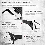 Adjustable Wrench Set Wrenches Sets: 4-Piece 6, 8, 10, 12 Inch Chrome Vanadium Steel Corrosion-Resistant Black Oxide Finish for Automotive Plumbing and Household Repairs - Image 3
