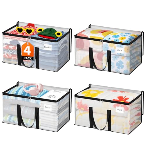 Fab totes Moving Bags Extra Heavy Duty Oversized Storage Bags with Reinforced Handle and Double Zippers,Moving Supplies Totes for Storage Packing Dorm Room Essentials Alternative to Moving Boxes