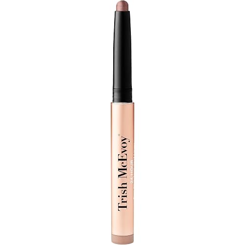 Trish McEvoy 24-Hour Eyeshadow Stick & Liner, Long-Wearing Crease-Proof Cream Eyeshadow, Pigment-Rich Smudge-Proof Formula, 0.058 oz / 1.64 G