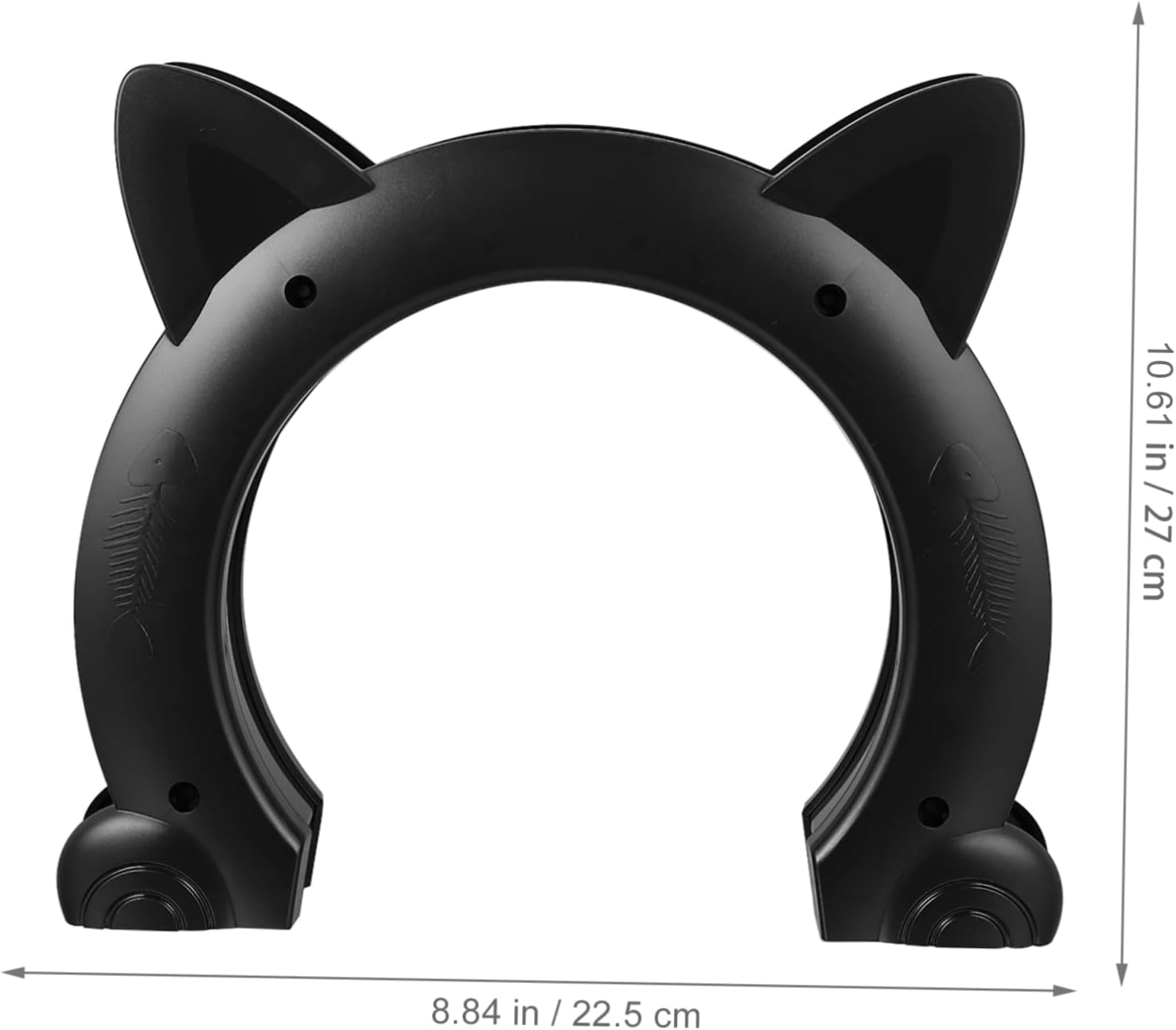 YARNOW Cat Door for Interior Use Easy Install Pet Door for Cats and Dogs and Wear-Resistant for Litter Box Access