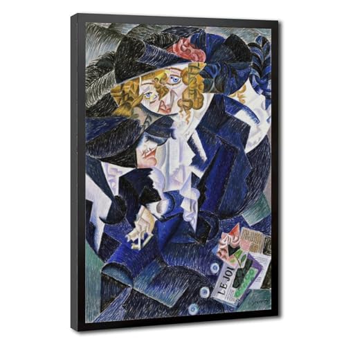 Portrait de Madame M.S. Gino Severini Impression sur toile cadre déco murale