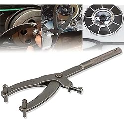 Ventilador Variador Scooter Herramienta Sujeción Embrague, Llave de Embrague Ajustable, Llave de Volante de Tipo Y, Aleación Llave de Embrague para Embrague, Convertidor, Ventilador, Scooter, Polea de Motocicleta