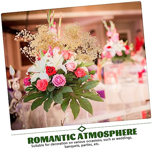 Ramo de flores secas Gypsophila blanco para decoración miniatura 4