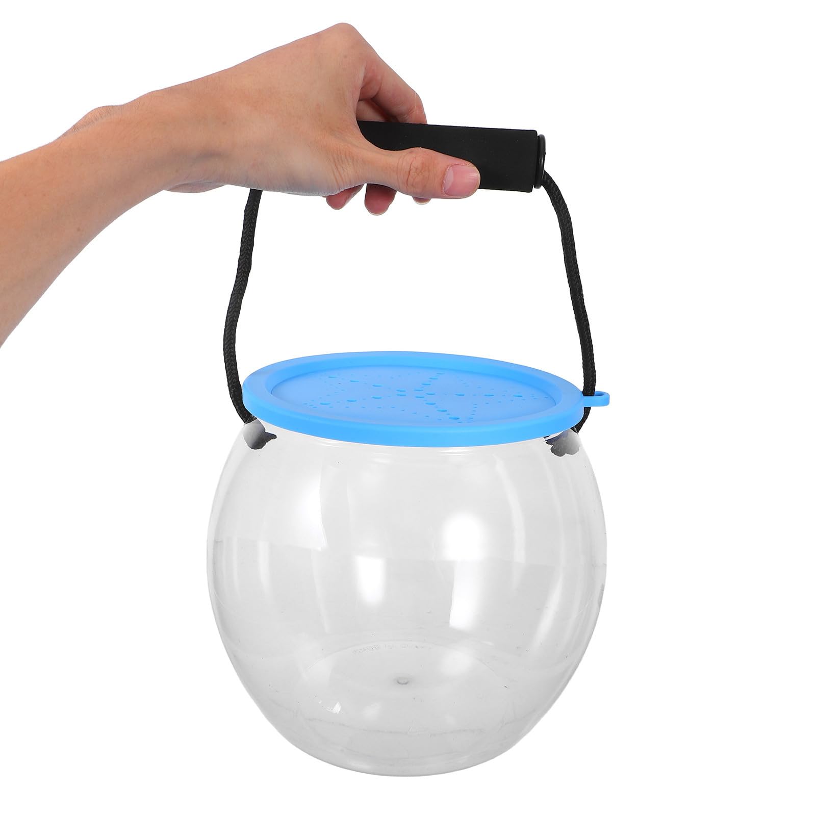 2 Stück Transparentes Tragbares Kunststoff Aquarium