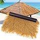 Künstliches Strohgras, Synthetische Strohdach, Wasserdichtes Synthetisches Stroh Für Dach, Tiki Hut, Garten & Terrasse Dekor - 3,28 Fuß X 65,6 Fuß - Feuerschutzmittel & (Size:1 x 5m（3.3x16.4ft）)