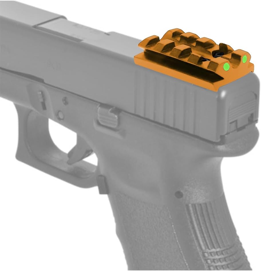 Picatinny Rail Sight Mount Plate Fits Glock G17 19 22 23 26 27 34 for Install Pistol Red Dot Sight