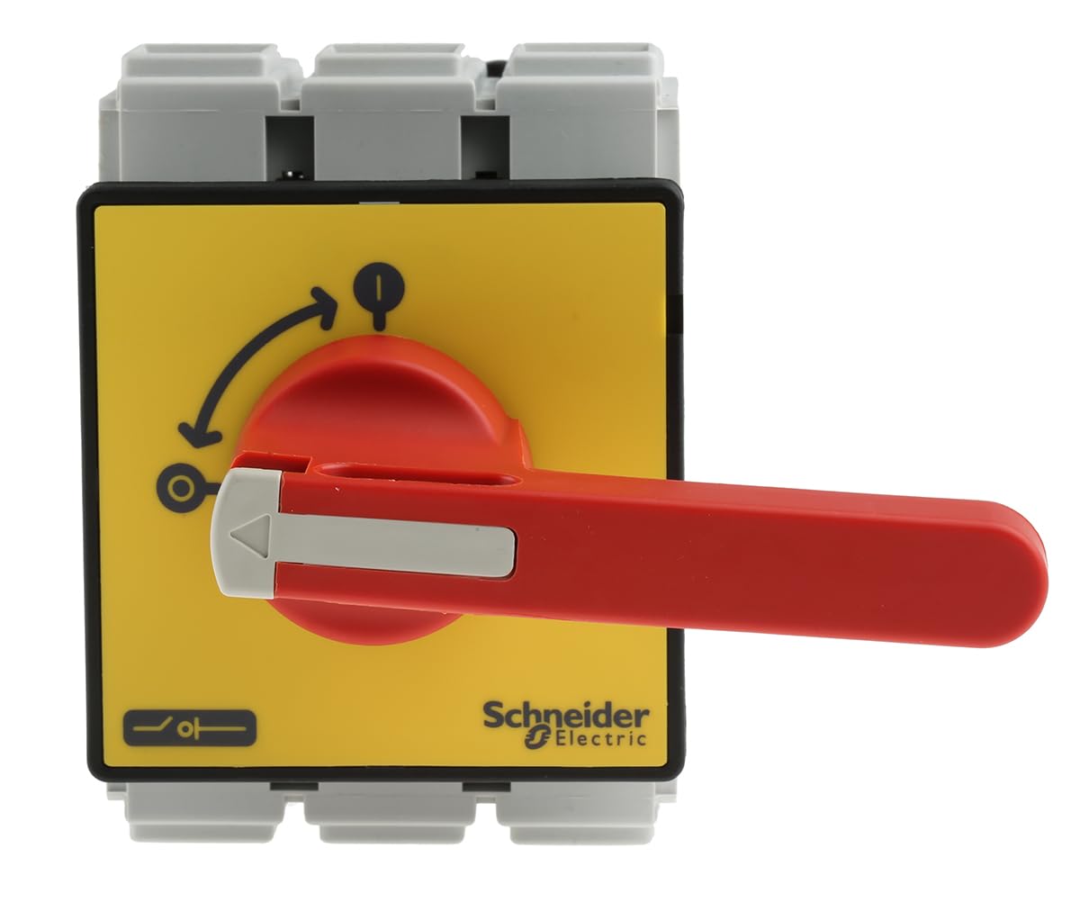Schneider Electric VCF5 Interruptores Seccionadores de Paro de Emergencia para Montaje en Puerta, 125A