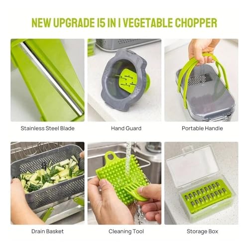 Cortadora manual 22 piezas para cocina miniatura 5