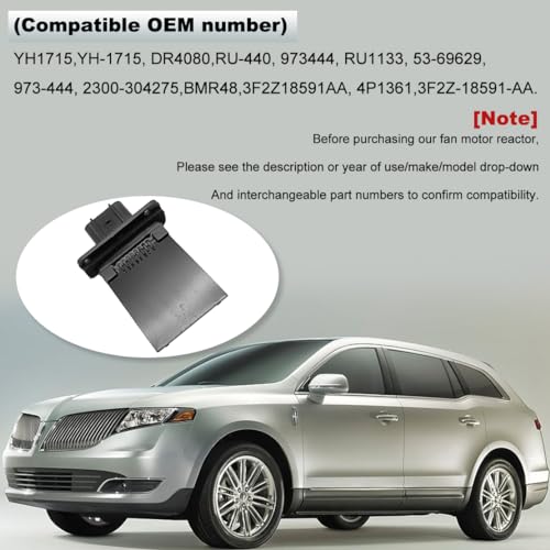 Image of YH-1715 HVAC Blower Motor Resistor Replacement for Ford Expedtion Escape F150 F250 F350 Super Duty Mustang Lincoln Mark LT Mercury Mariner Replaces 3F2Z-18591-AA