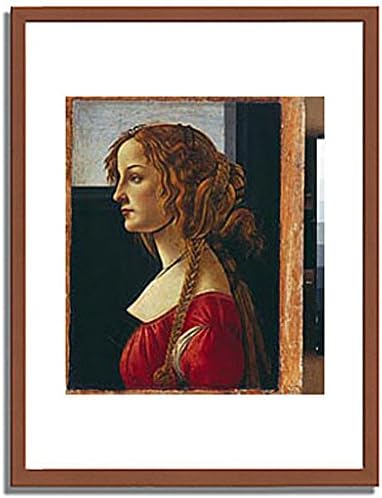 Amazon.co.jp ボッティチェリ「女性の肖像(シモネッタ・ヴェスプッチ) Portrait of a young woman in