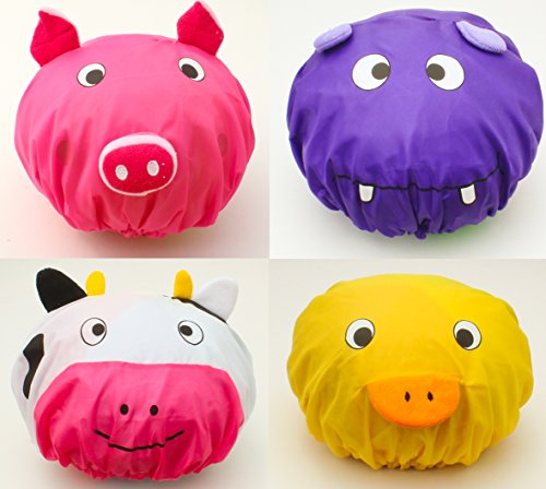 Zoie + Chloe 3D Animal Shower Caps