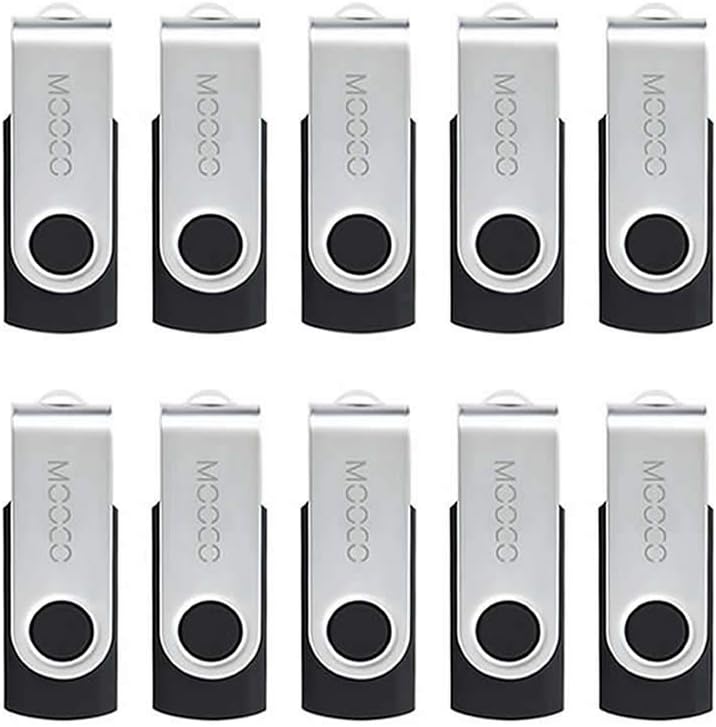 10 X 2GB USB2.0 Bulk Flash Drives Small Capacity Swivel