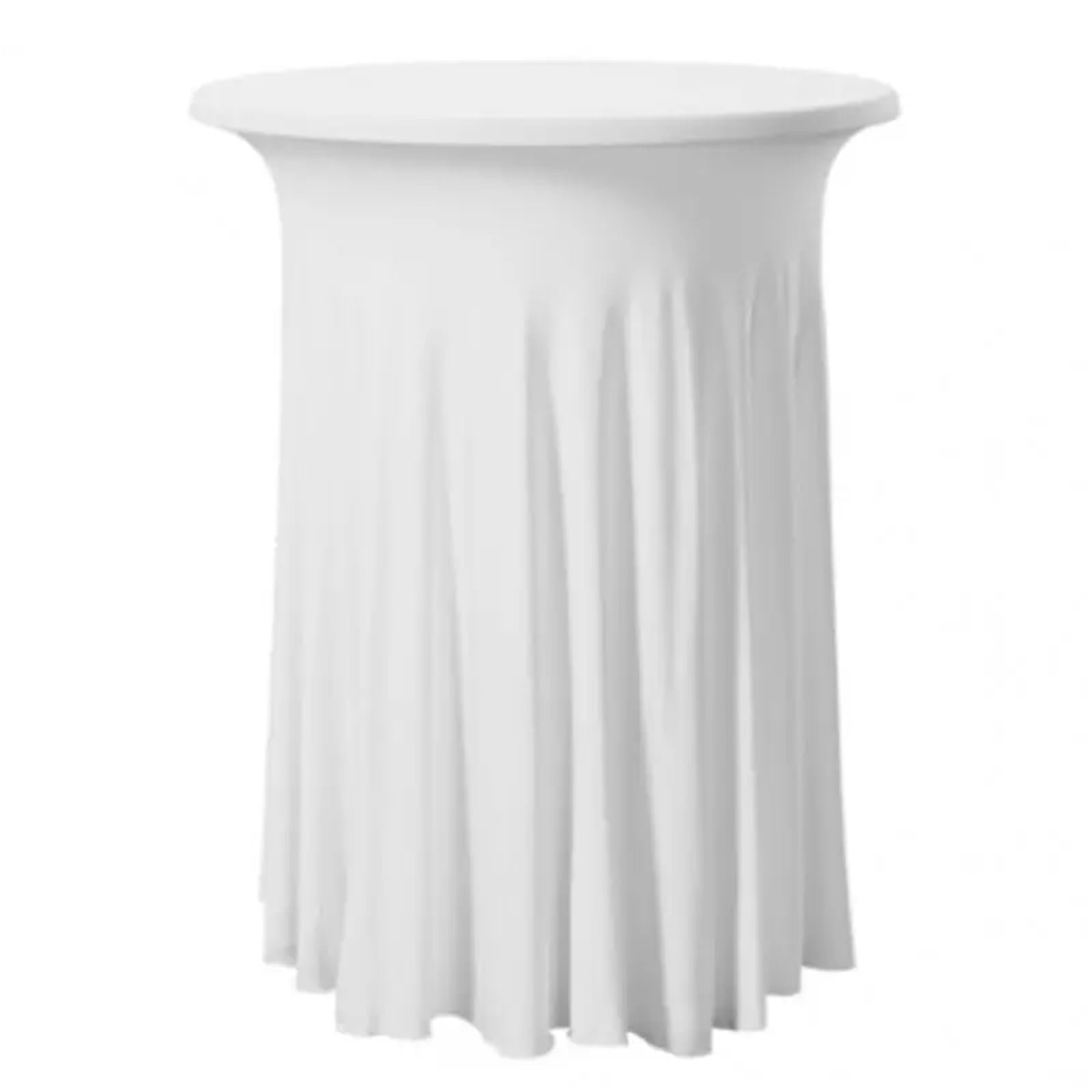 MFESFCS Round Table Cloth Round Spandex Cocktail Tablecloth
