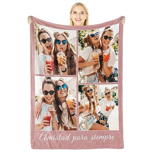 Giftove Regalos Personalizados Para Mujer Amigas Pareja - Manta Personalizada Con Foto Y Texto - Regalos Originales De Cumpleaños Aniversario - Regalo Original Para Novio, Novia, Regalos Navidad Giftove Regalos Personalizados Para Mujer Amigas Pareja - Manta Personalizada Con Foto Y Texto - Regalos Originales De Cumpleaños Aniversario - Regalo Original Para Novio, Novia, Regalos Navidad