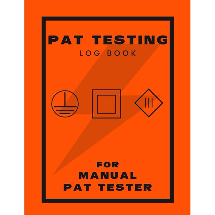 Buy Pat Testing Log Book Portable Appliance Testing Handbook for