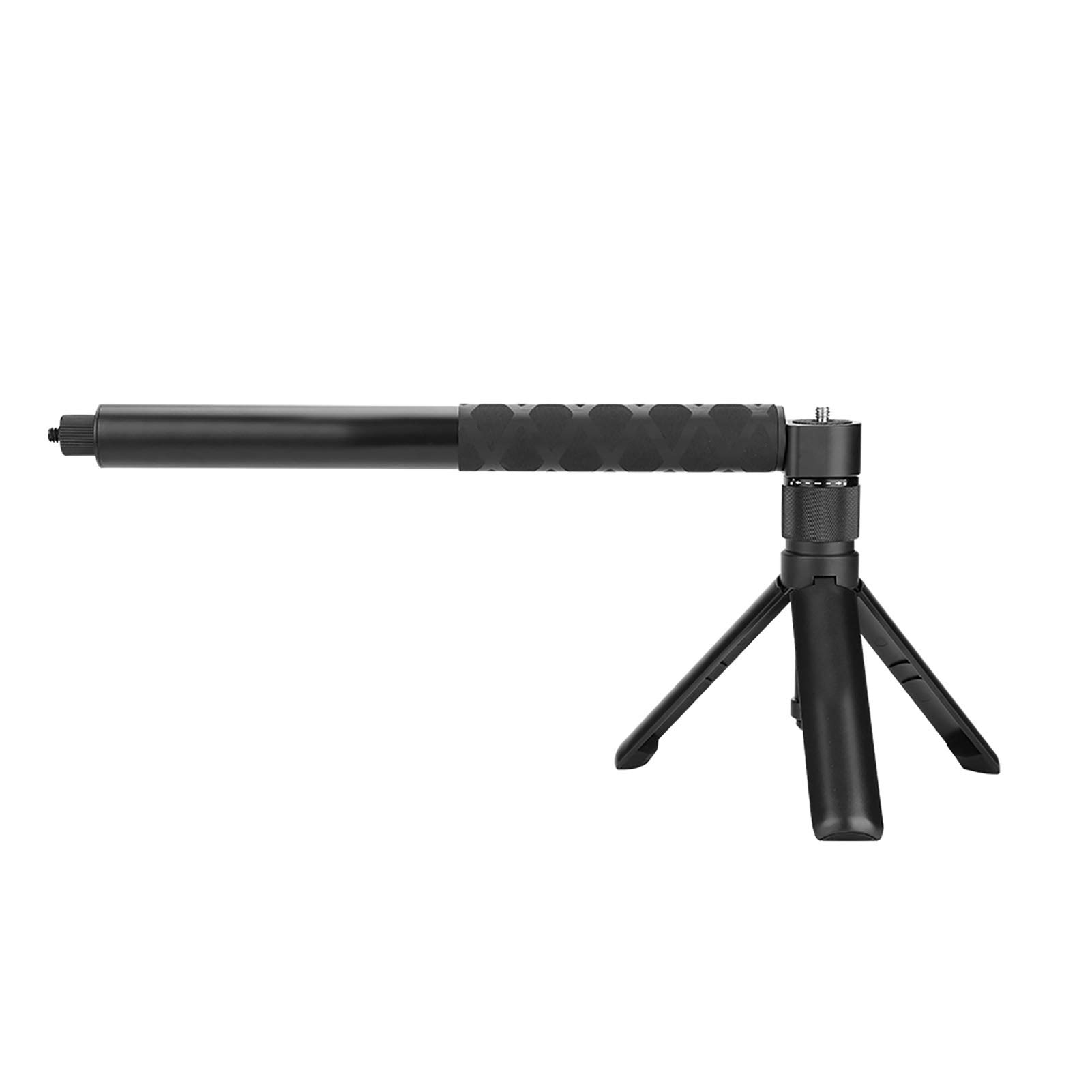 Treppiede Multifunzionale, Impugnatura in Lega di Alluminio Impugnatura per Selfie Supporto per Treppiede Pieghevole con Asta Estesa, Compatibile per Fotocamera Sportiva One/X
