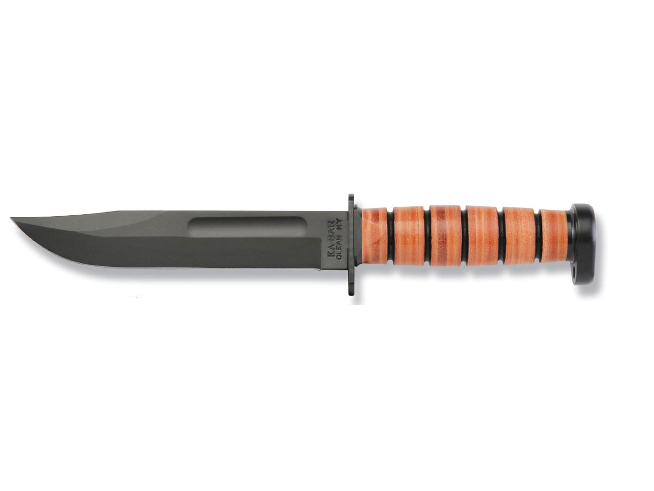 KA-BAR1317, Dog's Head Utility Knife W/Sheath, Brown, 12"