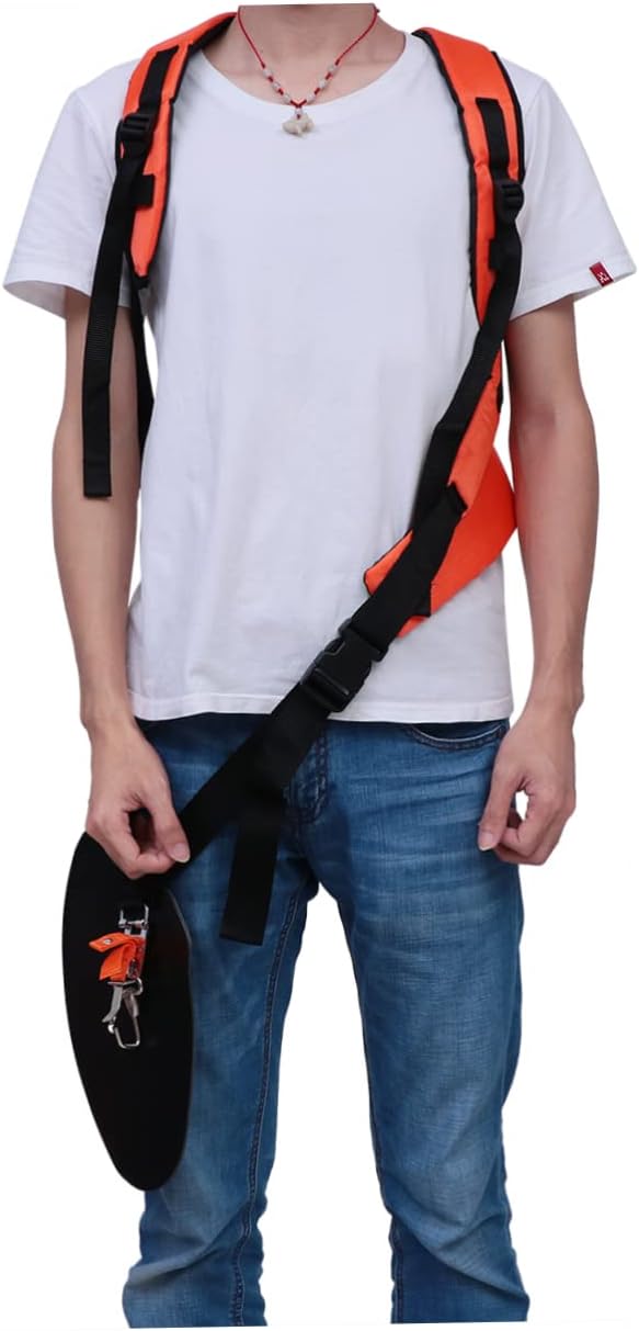 Y Shape Double Shoulder Strap Harness Belt for Brush Cutters Trimmers Padded Belt for Comfortable Grass Trimming Durable Wearproof Design
