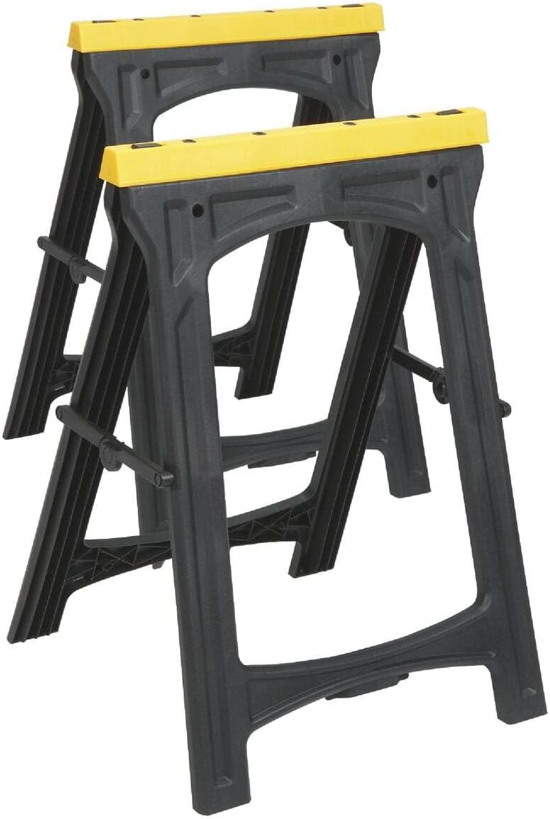 Do it 22-1/2 In. L Plastic Folding Sawhorse, 500 Lb. Capacity (2-Pack)