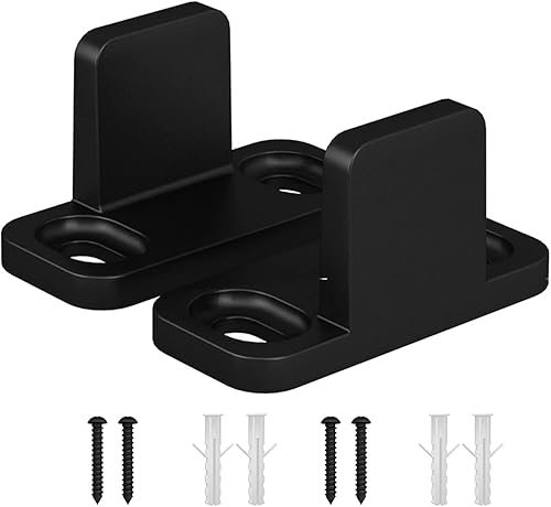 Miniatura 1 de Guía de suelo para puerta corrediza de granero, guía en T de aluminio, guías inferiores montadas en el suelo, herrajes para puertas de granero