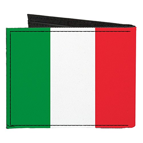Buckle-Down Canvas Bi-fold Wallet-Italy Flag2