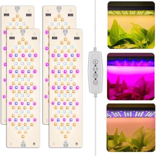 Abonnyc Grow Lights for Indoor Plants 40W Ultra-Thin Panel Plant Grow lamp 11.8 Inch Warm White...