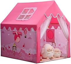 Jumbo Size Light Weight Kids Play Tent House for 3-13 Year Old Kids Girls and Boys (Pink Princess)