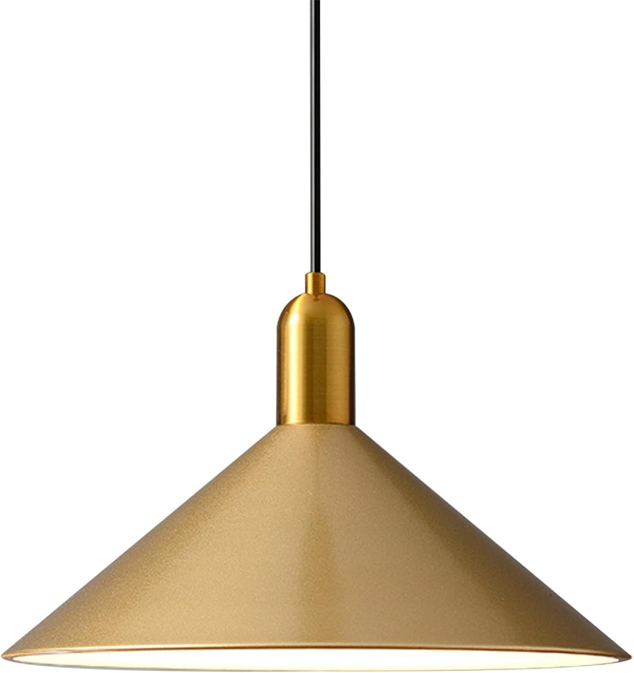 Battery Operated Pendant Light with Remote Control, Industrial Style Wrought Iron Hanging Light