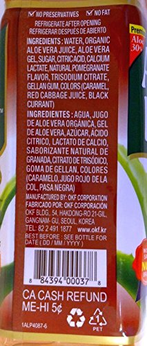 Aloe Vera King (Pomegranate Flavor) - 16.90fl Oz (Pack of 10)