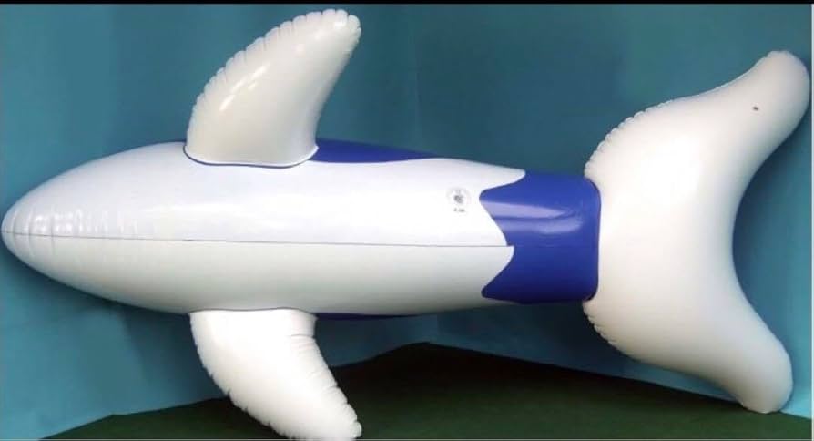 アザラシ　ブルー　ツヤあり　フロート　空気ビニール風船　浮き輪　レア　希少 アザラシ ブルー ツヤあり フロート 空気ビニール風船 浮き輪