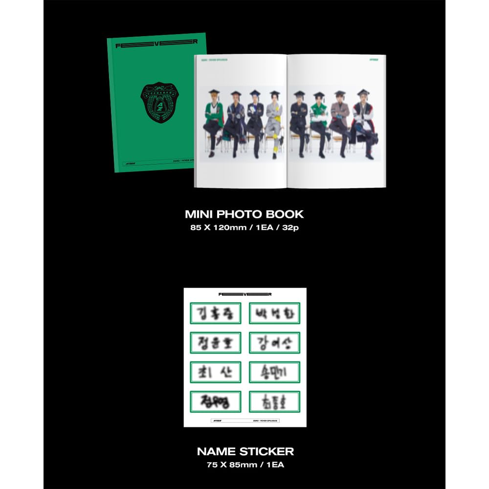 Amazon.com: ATEEZ [ZERO : FEVER EPILOGUE] (Figure Ver.) + 5 Extra