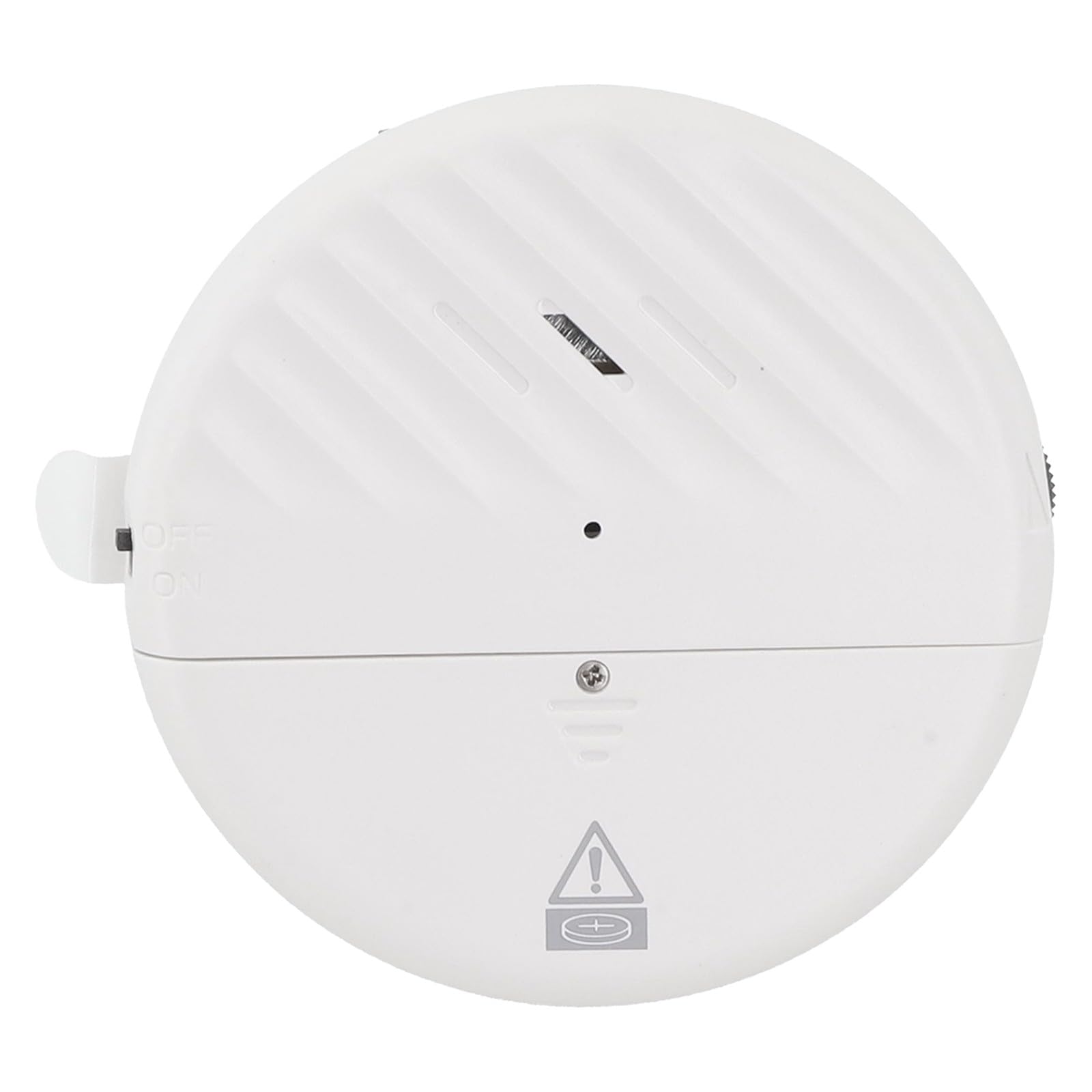 C100 Vibration Sensor Alarm for Doors and Windows, 125dB Anti-Theft Alarm with Sensitivity Adjustment, for ULTRA-Thin 9.5mm Body, Black or White