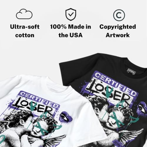 Image of DopeSkill Graphic Tee Streetwear Hip Hop Hypebeast Street Style Crew Neck Unisex T-Shirt Sneaker Colour Matching Shirts Angel