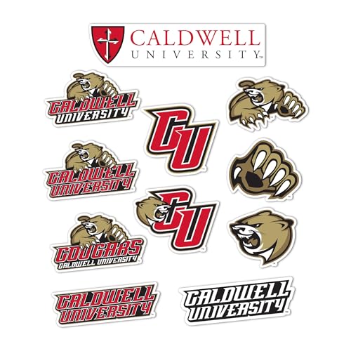 Desert Cactus Caldwell University Sticker Cougars CU Vinyl Decals Laptop Water Bottle Car Scrapbook T2 (Type 2)