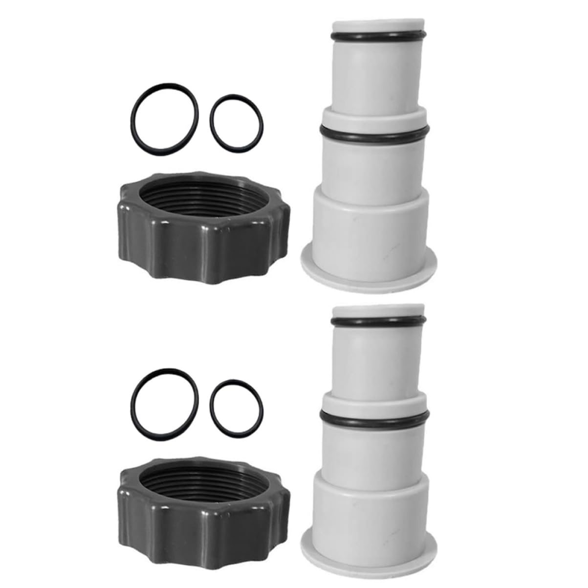 BESPORTBLE 10 Piezas Adaptador De Bomba De Filtro Manguera Adaptadores Resistentes para De Piscina Adaptador De Bomba De Piscina Reemplazo De Adaptadores De Bomba De Piscina. Caucho